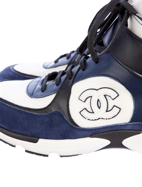 chanel hightop|chanel sneakers size 10.